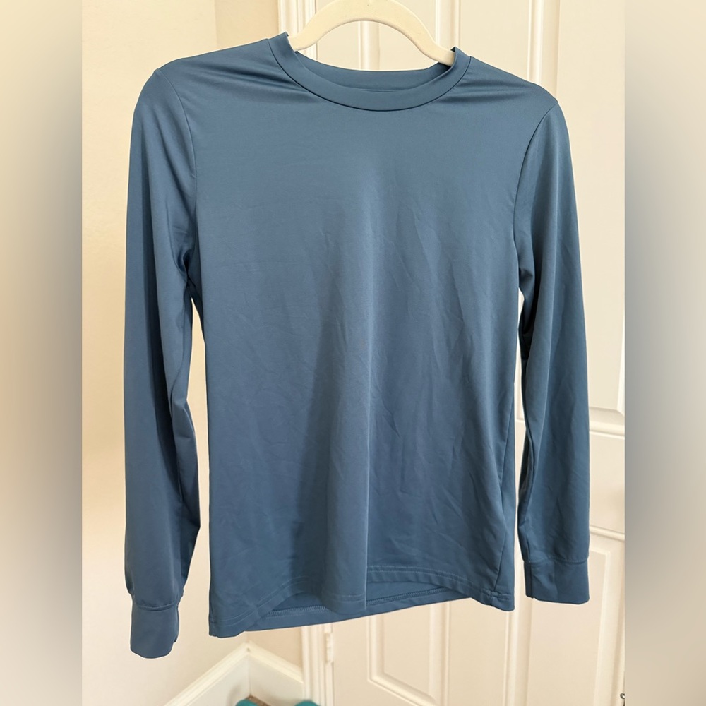 Abercrombie Kids Slate Blue Long Sleeve Tee